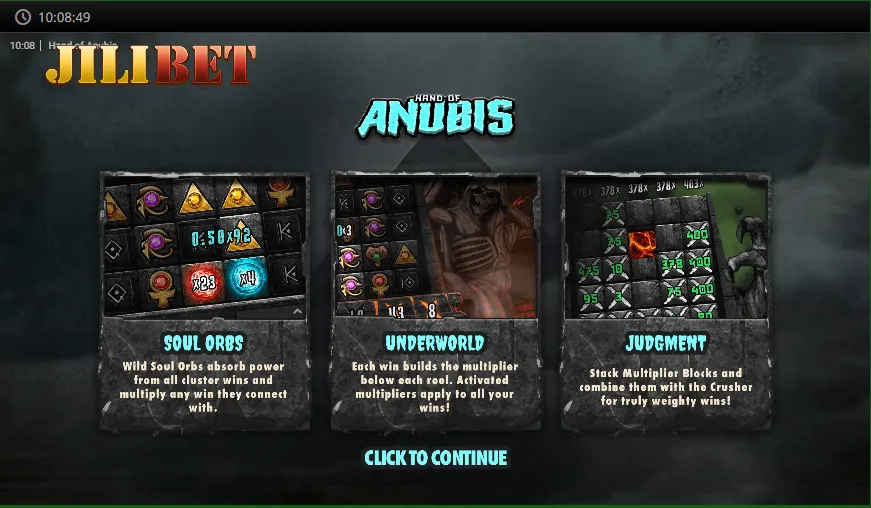 Hand of Anubis slot at jilibet